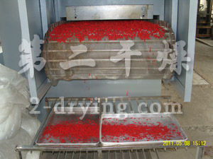 顏料單層帶式干燥